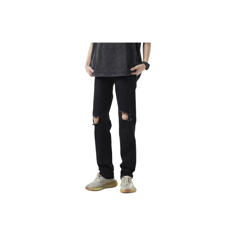 K411 Jeans Unisex Black-1