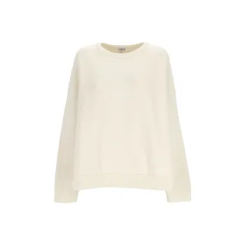 LOEWE Crewneck Cashmere Sweater 'Soft White'