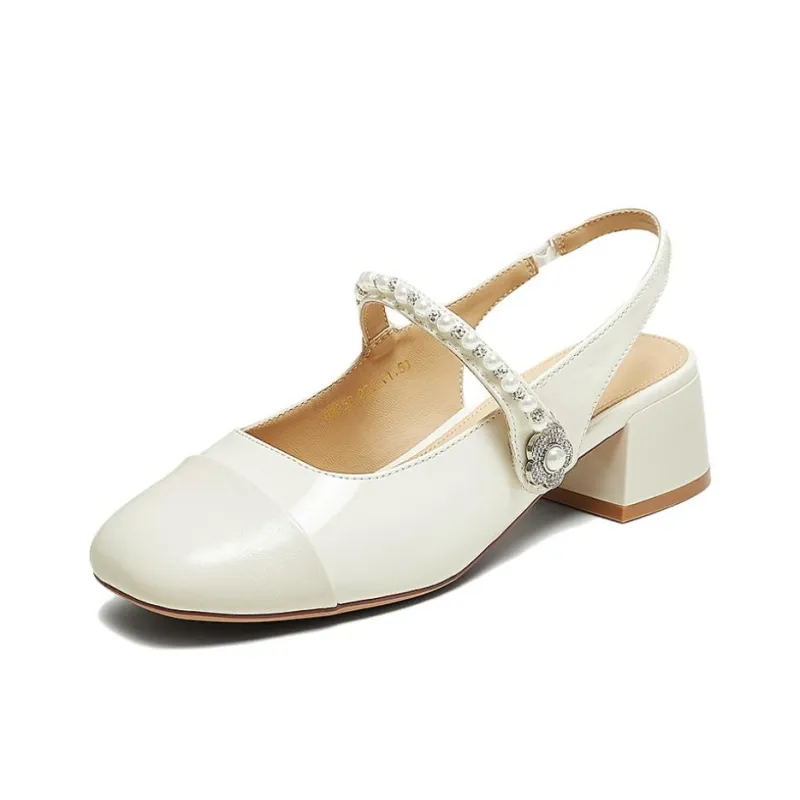 BASTO Chunky Heel High Heels Women's-1