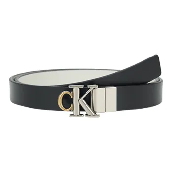 CALVIN KLEIN Split Cow Leather Belts Women's Space Black 2cm
