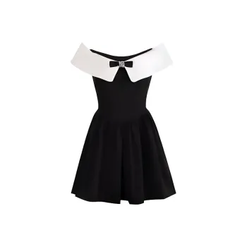 DOSOHEB Short Sleeved Dress Women's