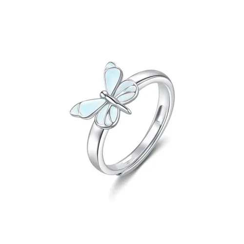 LuluCanaan Glass Cat Eye Rings Women's