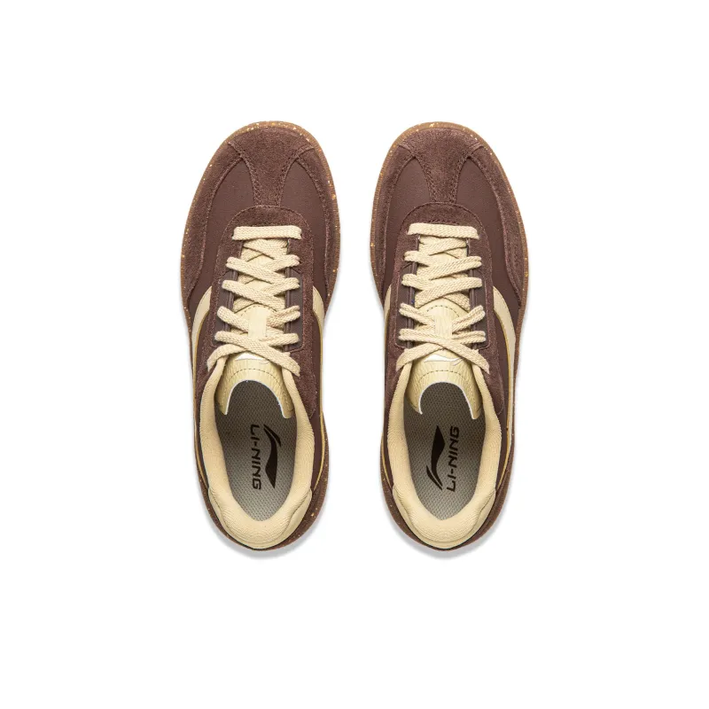 LiNing Yunchuan 2 Slip Resistant, Abrasion Resistant, Lightweight Low Top Skateboard Shoes Women's Hazelnut Brown-3