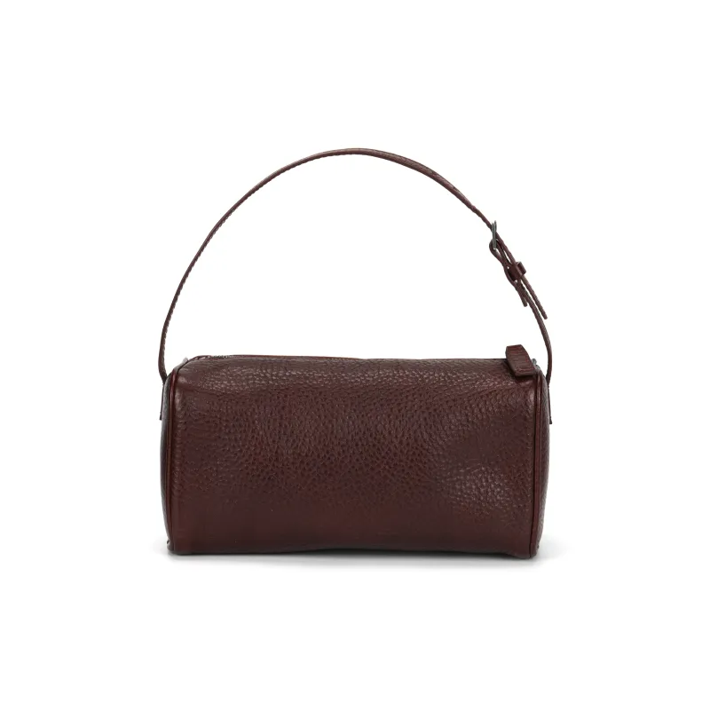 THE ROW 90's Vegetable Tanned Grain Calfskin Handbag Women's Caramel Yellow-0
