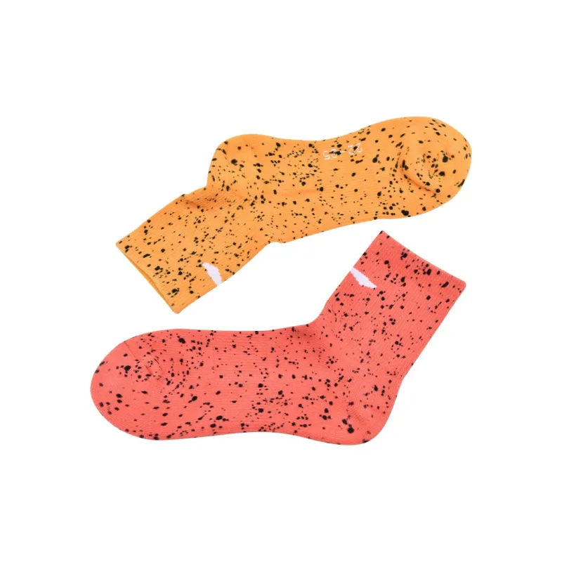LiNing Mid Calf Socks Unisex Multi double Loading Red Yellow-9