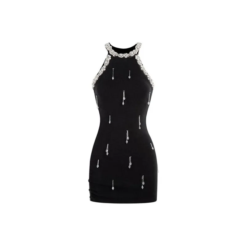DOSOHEB Sleeveless Dress Women's-0
