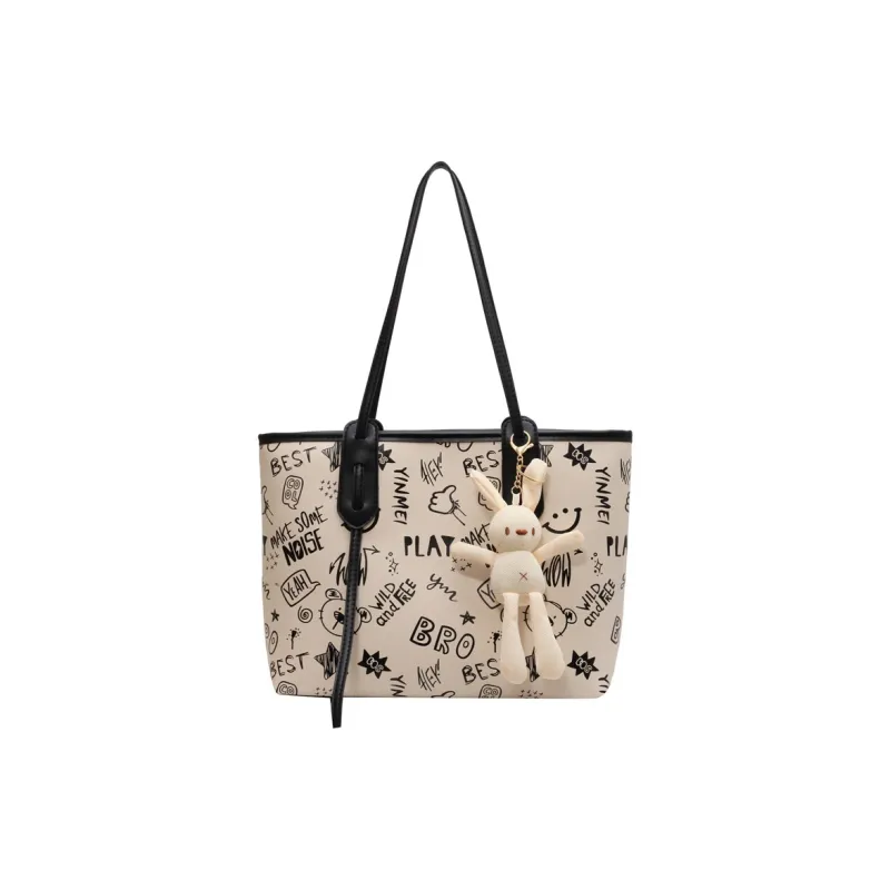 HCXK PU Shoulder Bag Regular Women's Black/Blue/Pink/Brown-24