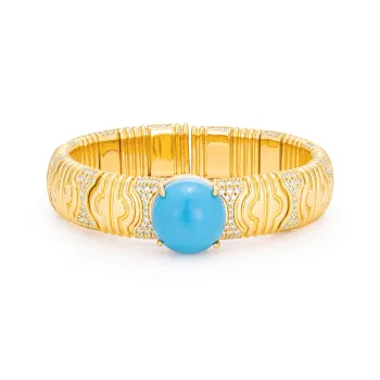 GAONAS Synthetic Cubic Zirconia Bangles Women's