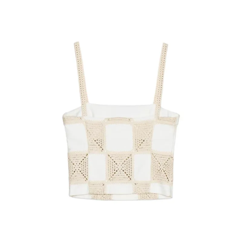 ZARA Camisoles Women's Frosted White-1