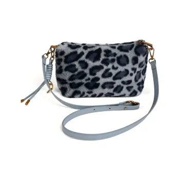 TOUTSEUL YOLO Plush Shoulder Bag Women's Gray/Pink/Coffee