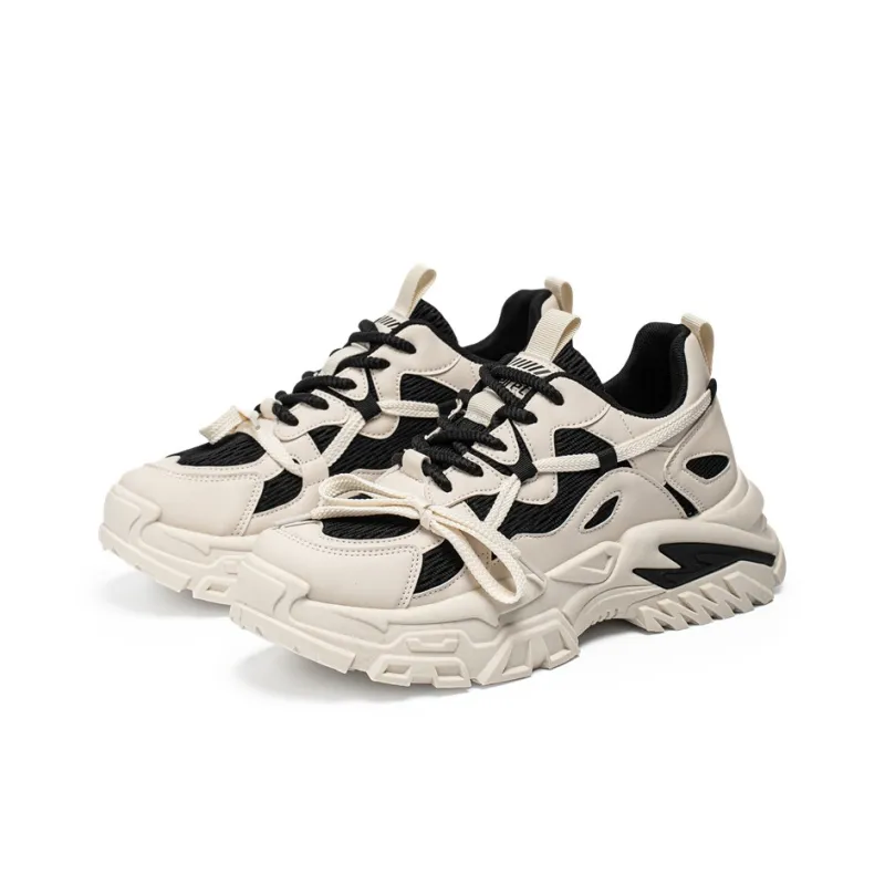 ROBINHOOD Cushioning, Slip Resistant, Abrasion Resistant, Coverage, Support Low Top Chunky Sneakers Men's-9