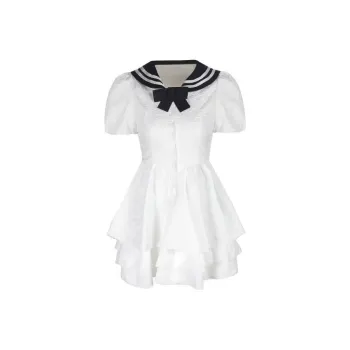 Mu Xiao Xin Short Sleeved Dress Women's