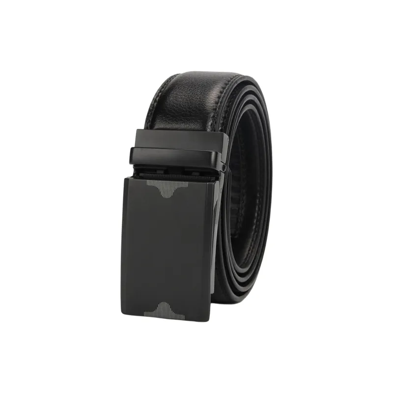 JEANSWEST Split Cow Leather Belts Men's 3.4CM-2