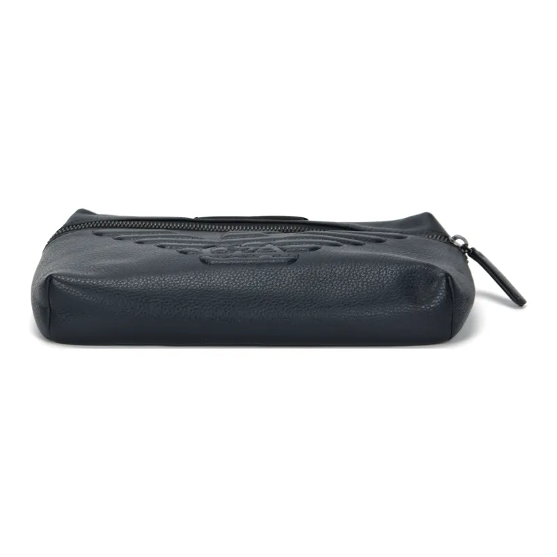 EMPORIO ARMANI Polyester With Polyurethane Shoulder Bag, Crossbody Bag Regular Men's Marine Blue-5