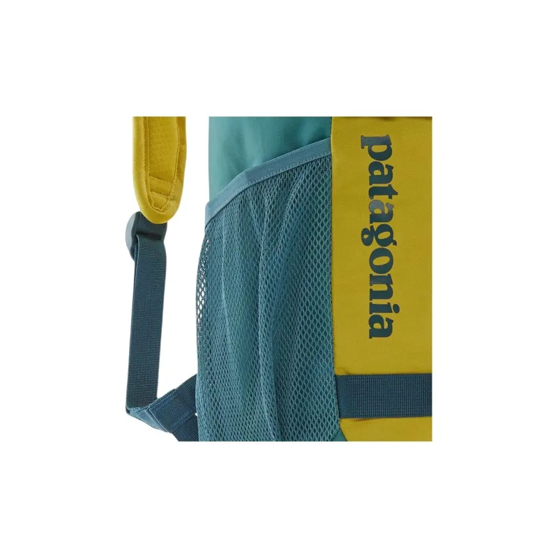 Patagonia Polyester Backpack Unisex Wetland Blue & Yellow-3