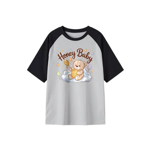 FAIRWHALE Drop Shoulder Sleeve T Shirt Women's