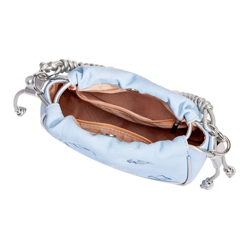 Miffy Synthetic Leather Shoulder Bag, Crossbody Bag, Handbag Women's Denim Blue/White-4