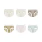 6 Pack White+White+Brown+Yellow+Pink+Green