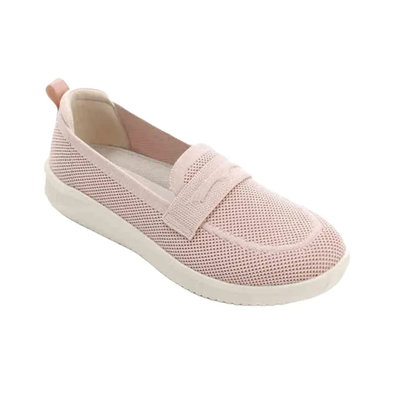 PANSY Panxi Japan Women's Shoes Casual Lightweight Comfortable Slip on Breathable Flyknit Loafers Women's-6