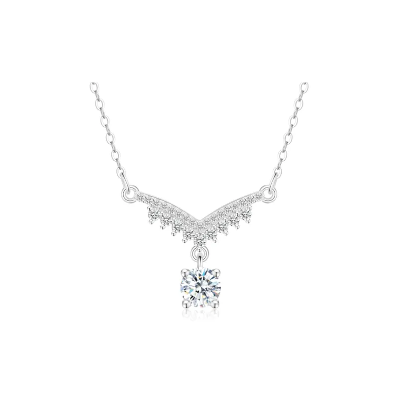 Lao Feng Xiang 925 Sterling Silver Necklaces Women's-0