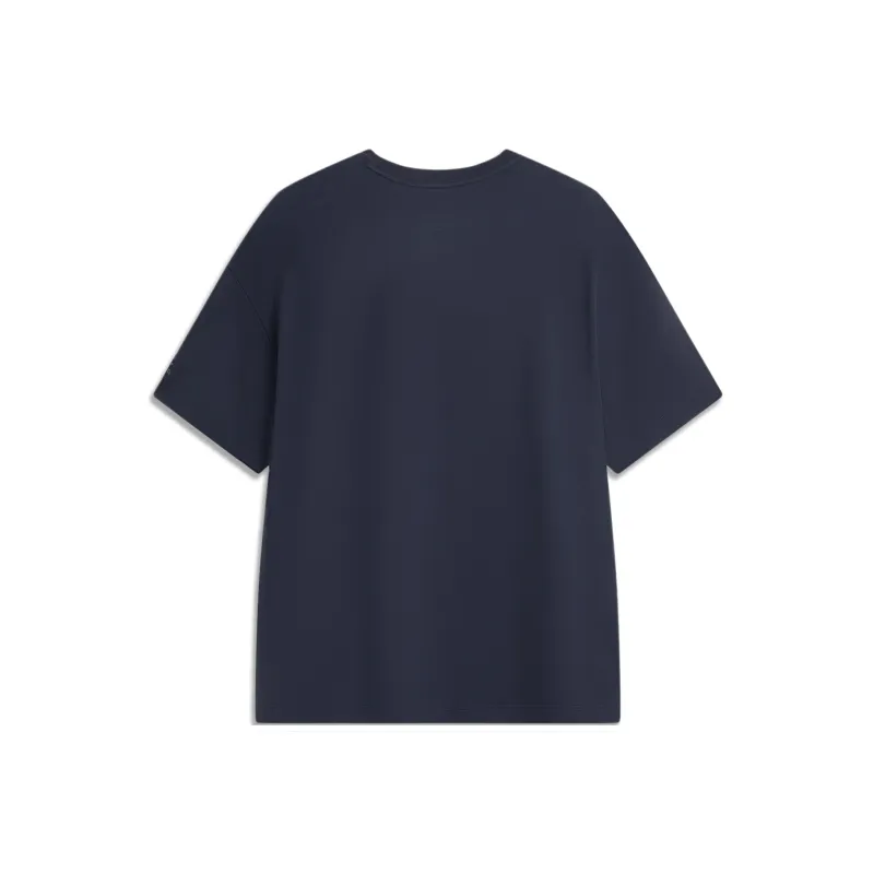 LiNing Sports Life Collection T Shirt Women's Outer Space Blue-1