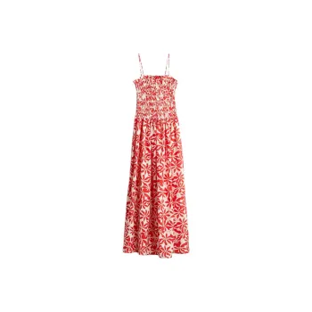 H&M Slip Dresses Women's White/Red Floral