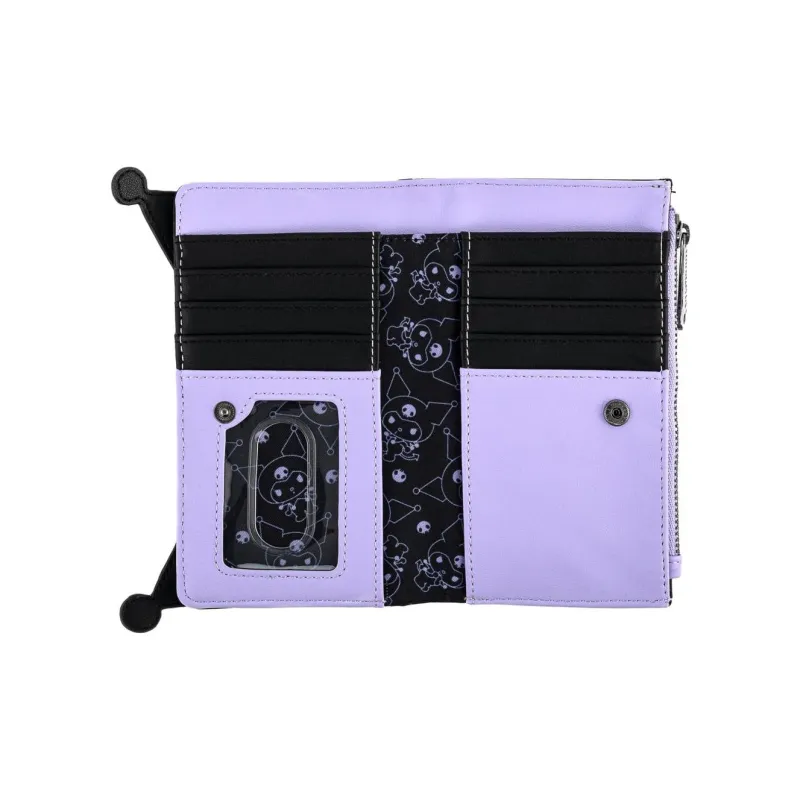 Sanrio Loungefly Collaboration PU Wallet Women's Black-3