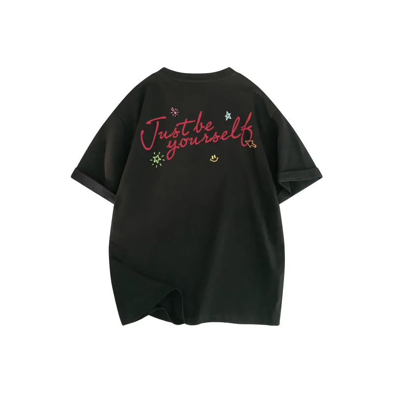 MONTVOO Drop Shoulder Sleeve T Shirt Unisex-4