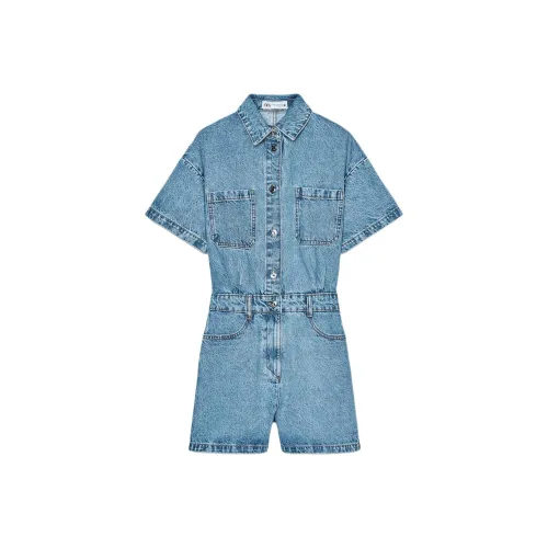 ZARA Jumpsuits Women's Medium Blue