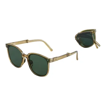 Anxious TR/Memory Plastic Square Sunglasses Unisex
