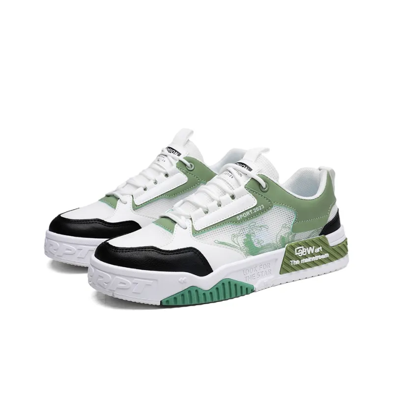 LONGDUIZHANG Slip Resistant Cushioning Abrasion Resistant Low Top Skateboard Shoes Unisex-10