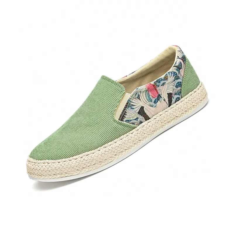 Frank Mully Espadrilles Men Black/Green/Beige-5