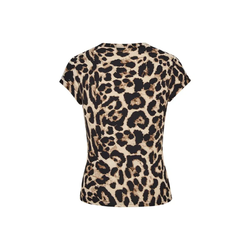 Garbege T Shirts Women's Leopard Print-1