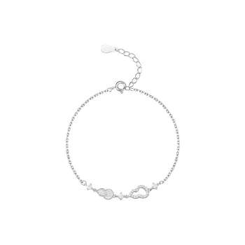CARAT'S DIARY S925 Silver Bracelets Unisex