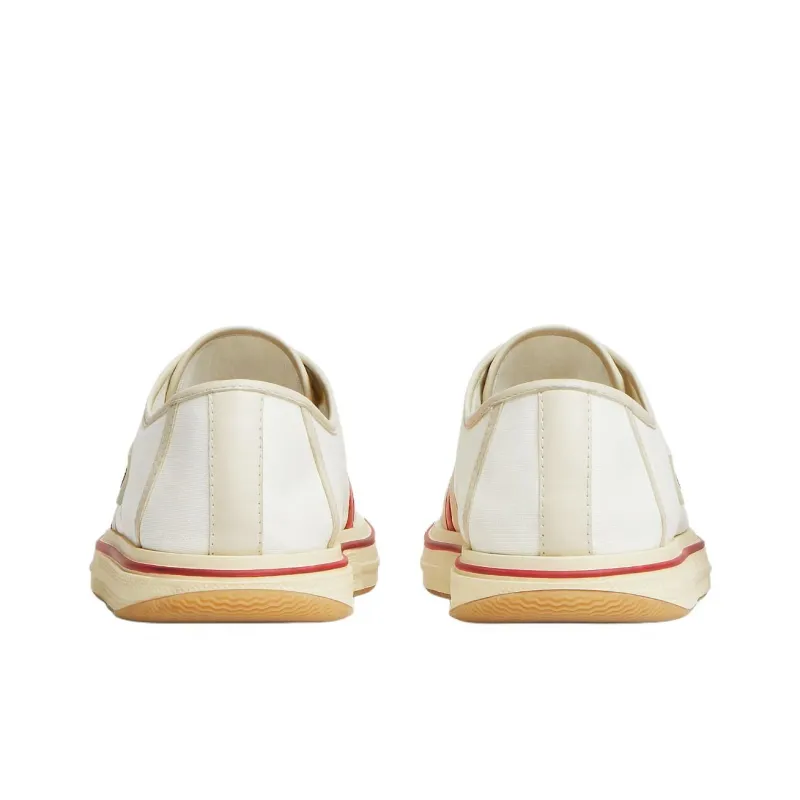 Bottega Veneta Eliot Low Top Canvas Shoes Men's White-4