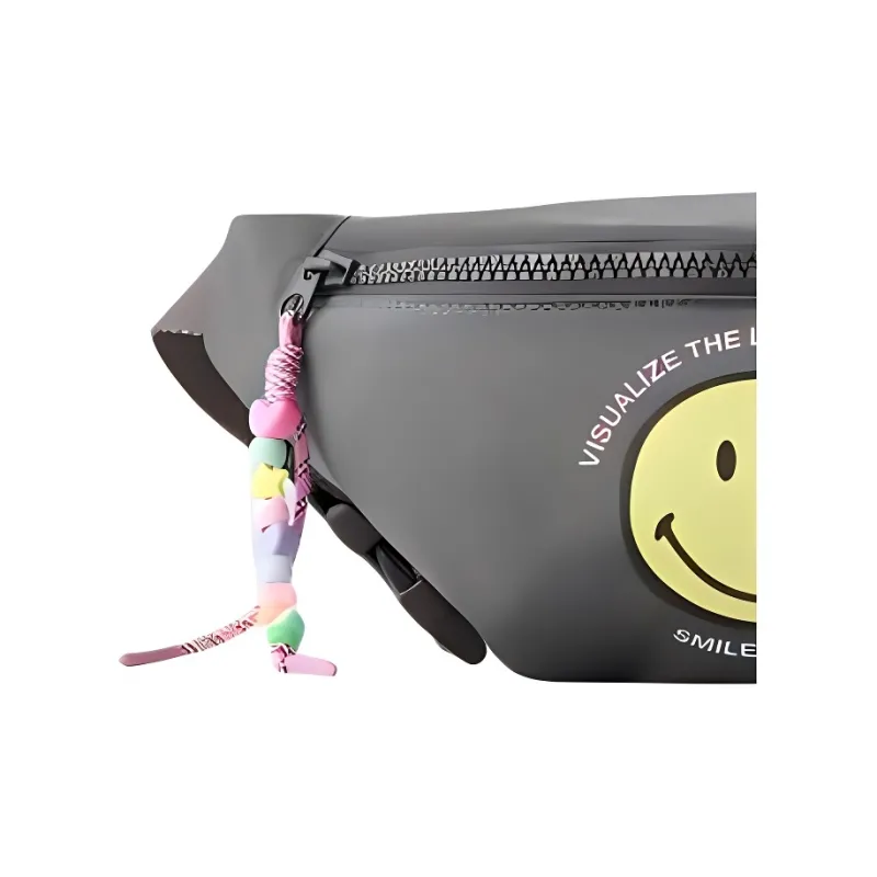 ZARA Polyester Fanny Pack Women's Black-3