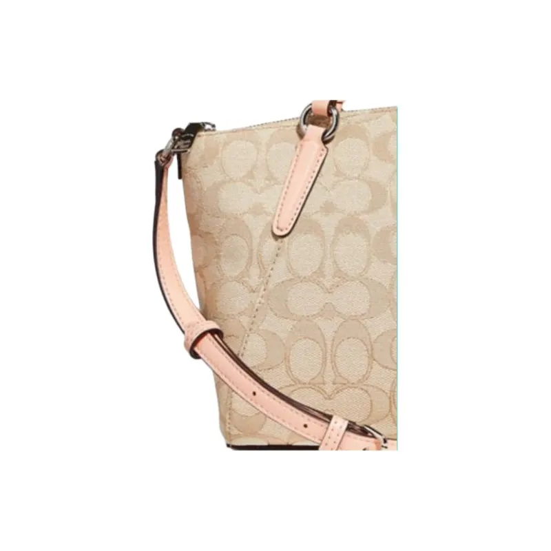 COACH Kelsey Fabric Handbag, Crossbody Bag, Shoulder Bag, Dumpling Bag Small Size Women's Light Pink-2