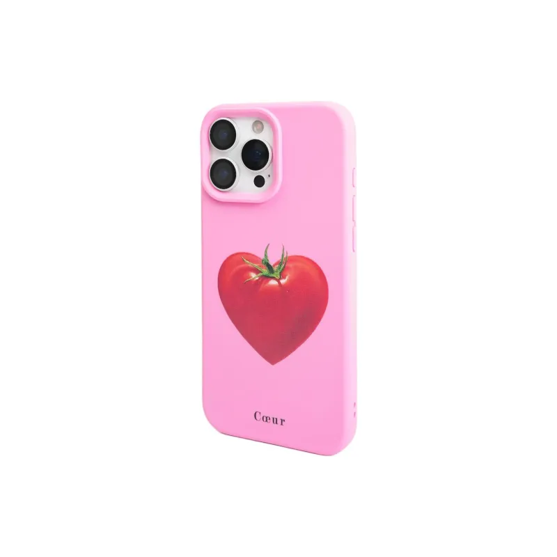 Sopi Silicone Material Tomato Pomegranate Pancakes Phone Cases Compatible With IPhone 16/15 Pro Max/Apple 13/14 Pro/Max-8