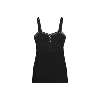 ZARA Slip Dresses Women's Black