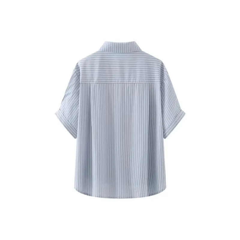 ABCMININ Shirts Women's Blue-1