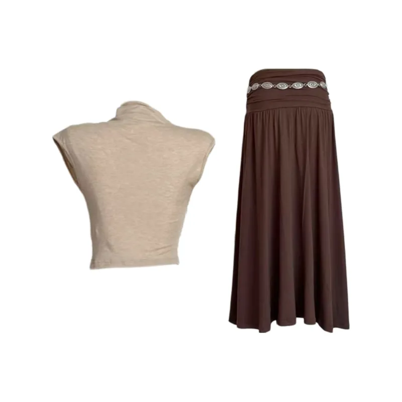 FLIM Two Piece Skirt Sets Women's-1