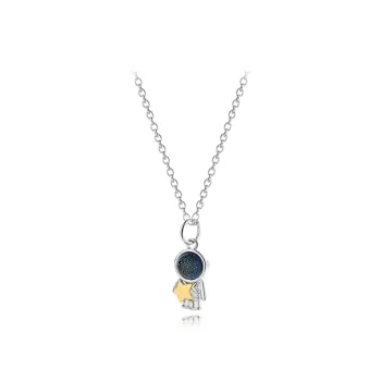 LuluCanaan Glass Cat Eye Necklaces Unisex