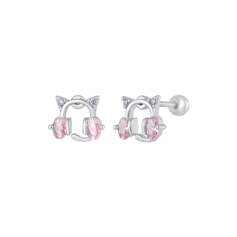 MISS XIA JWY Titanium Steel Stud Earrings Women's-1