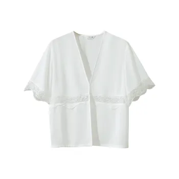 AMII Chiffon Shirts Women's Ecru