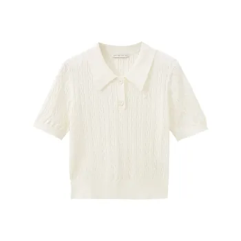 SHUIYUNJIAN Knitwear Women's Ivory White