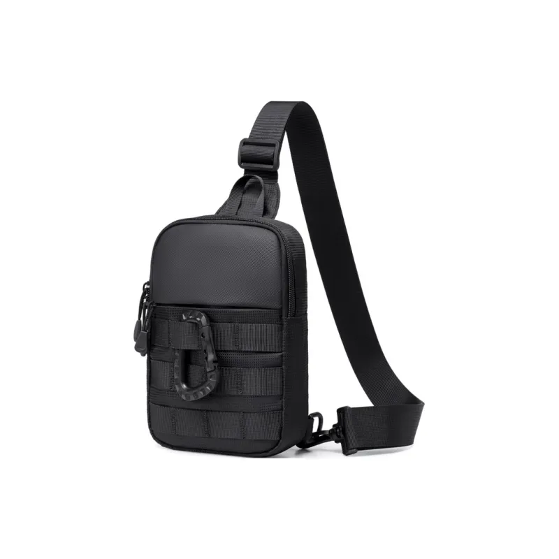 BJIAX Nylon Crossbody Bag, Sling Bag, Shoulder Bag Men's Black-3
