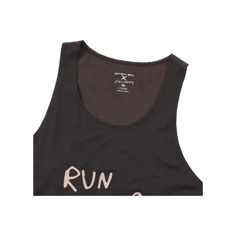 Saucony Tank Tops Unisex Black-4