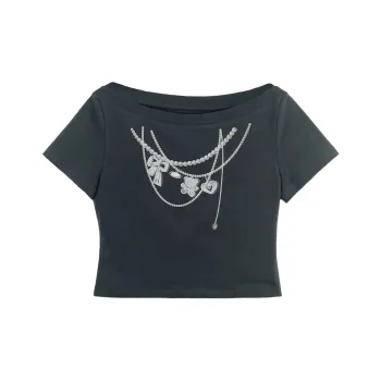 NS76 T Shirts Women's Dark Gray