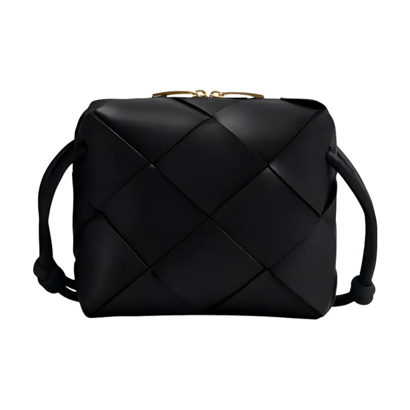 Bottega Veneta Cassette Camera Bag Mini Black-0