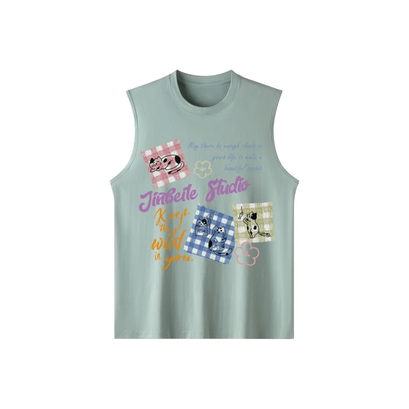 JINBEILE Tank Tops Unisex-12